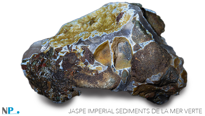 JASPE IMPÉRIAL SEDIMENT DE LA MER VERTE - PIERRE SEDIMENTAIRE